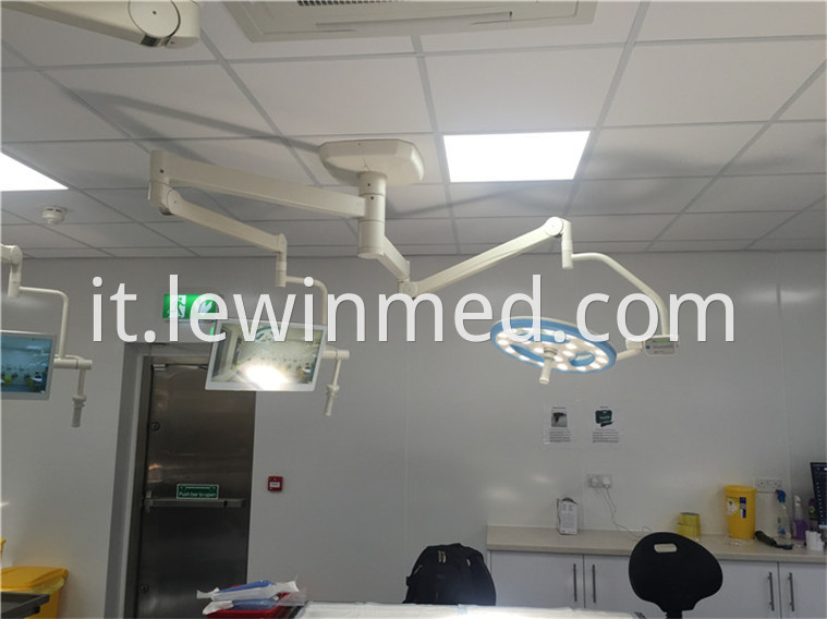 Hollow examination operation lamp